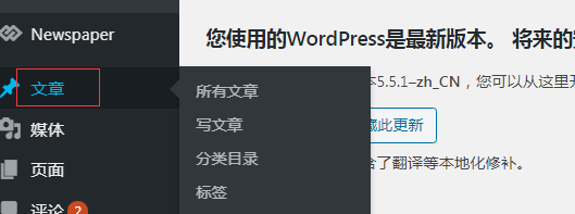 创建一个WordPress文章