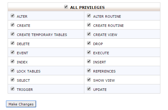 添加一个MySQL用户