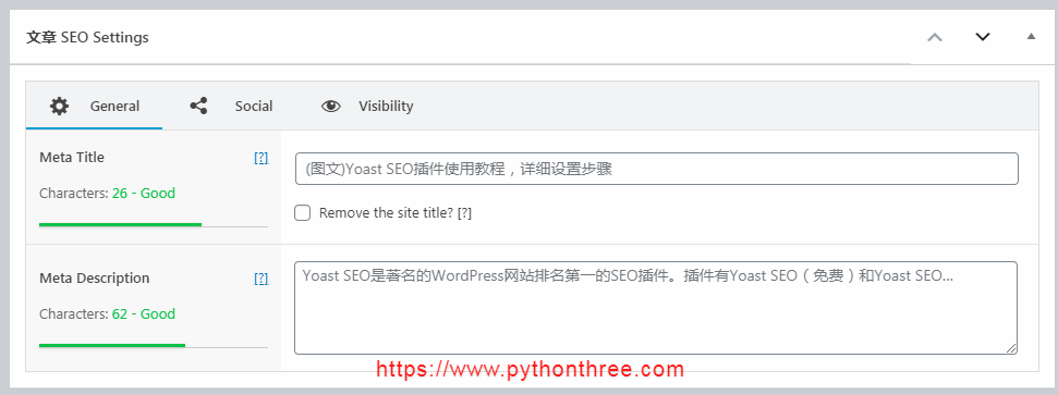 The SEO Framework优化插件