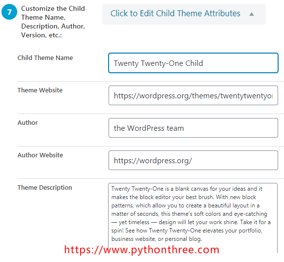 WordPress子主题生成插件Child Theme Configurator插件教程