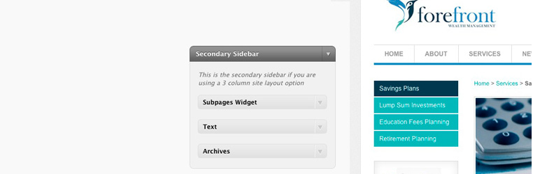 BE Subpages Widget wordpress小部件插件