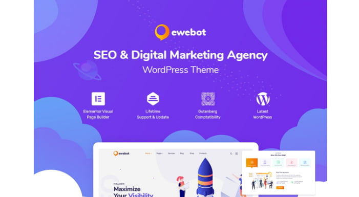 Ewebot免费下载WordPress SEO营销主题Ewebot