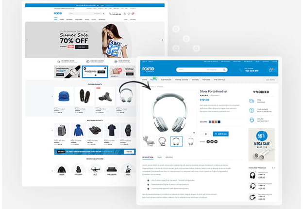 Porto主题免费下载多用途WooCommerce电子商务主题