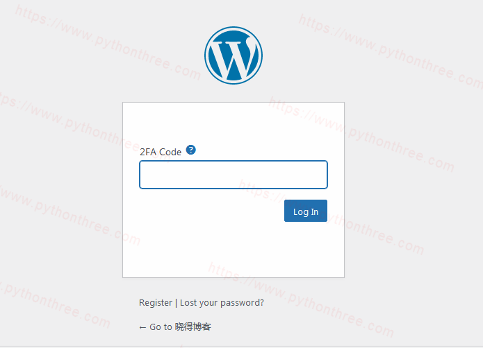 如何为WordPress网站添加双因素身份验证 - 晓得博客 如何为wordpress网站添加双因素身份验证