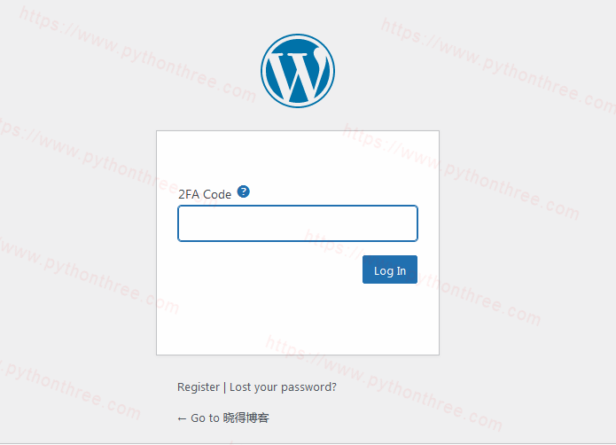 如何为wordpress网站添加双因素身份验证