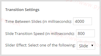 Genesis Responsive Slider插件过渡设置