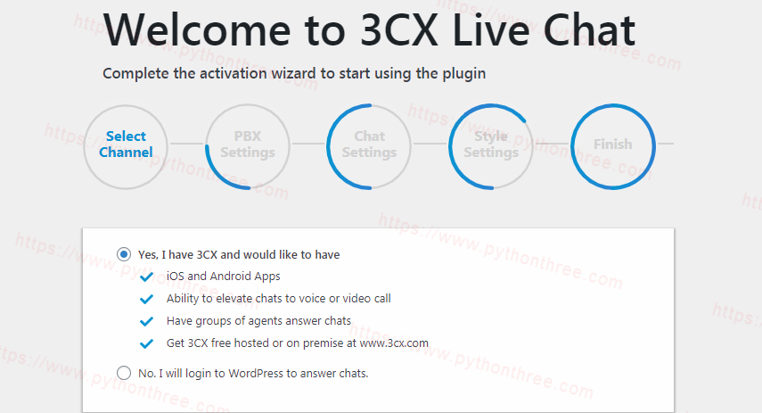 如何在WordPress中免费添加实时聊天支持-3CX Live Chat插件教程 - 晓得博客 3CX Live Chat实时聊天插件设置