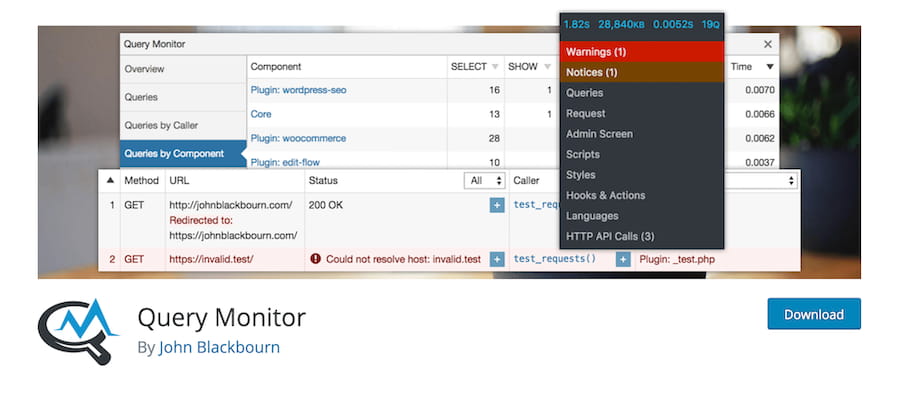 Query Monitor 插件