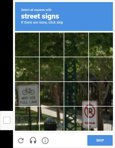 什么是reCAPTCHA? - 晓得博客 图像reCAPTCHA