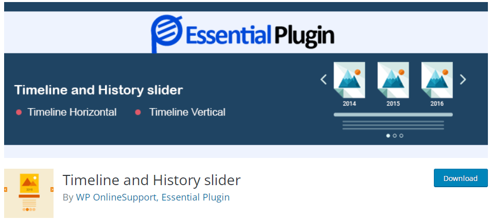 Timeline-and-History-slider时间轴插件
