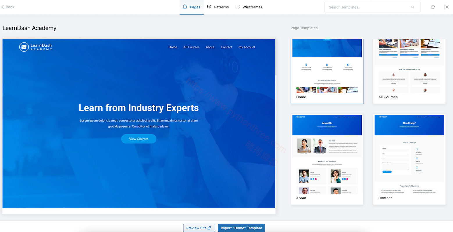 Astra主题如何使用Strater Template V3.0.0+导入免费模板 - 晓得博客 使用Starter-Templates-V3.0版导入单页模板