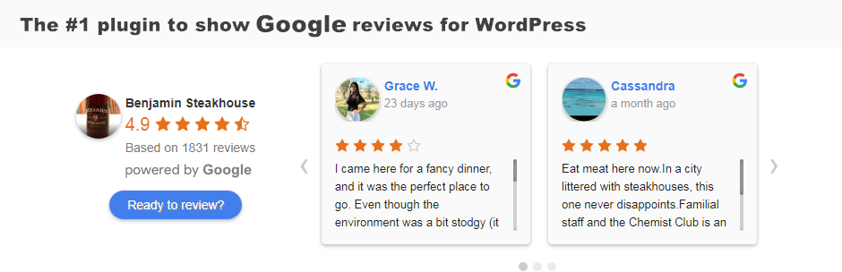 Widget-for-Google-Reviews星级评分插件