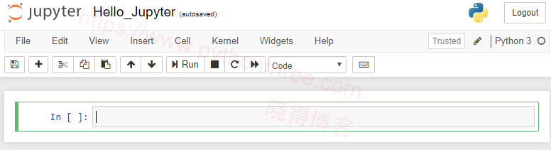 Jupyter Notebook快捷键 - 晓得博客 jupyter-Edit-Mode编辑模式
