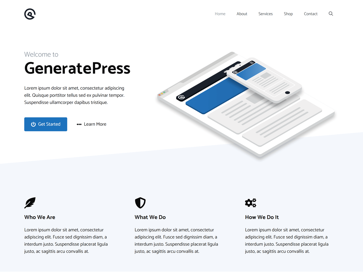 如何安装GeneratePress子主题 - 晓得博客 GeneratePress主题简介