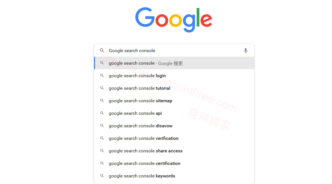 Google搜索关键词