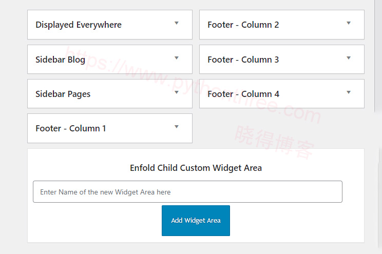 Enfold主题SideBar侧边栏设置 - 晓得博客 Enfold主题创建新的侧边栏小部件