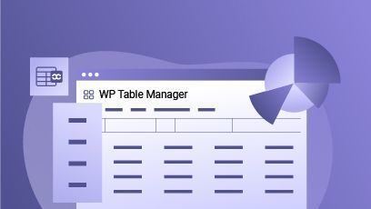 什么是WP Table Manager表单管理器