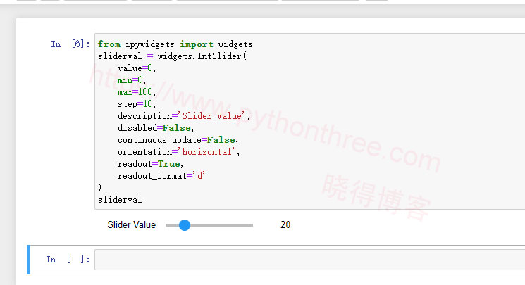 Jupyter Notebook教程IPyWidgets库 - 晓得博客 - Jupyter Notebook教程