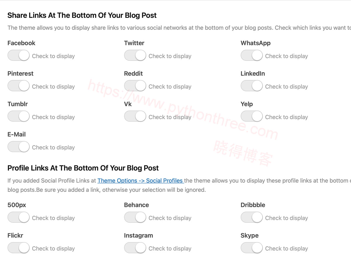Enfold主题Blog Layout博客布局设置 - 晓得博客 Share-Links-At-Blog-Post博客分享链接