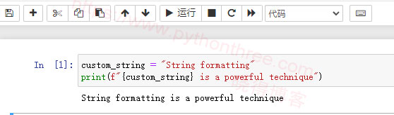Python String format()教程