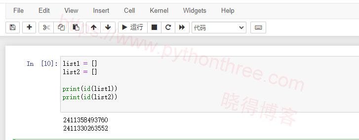 Python中==和is运算符的区别 - 晓得博客 Python中和is运算符的区别例