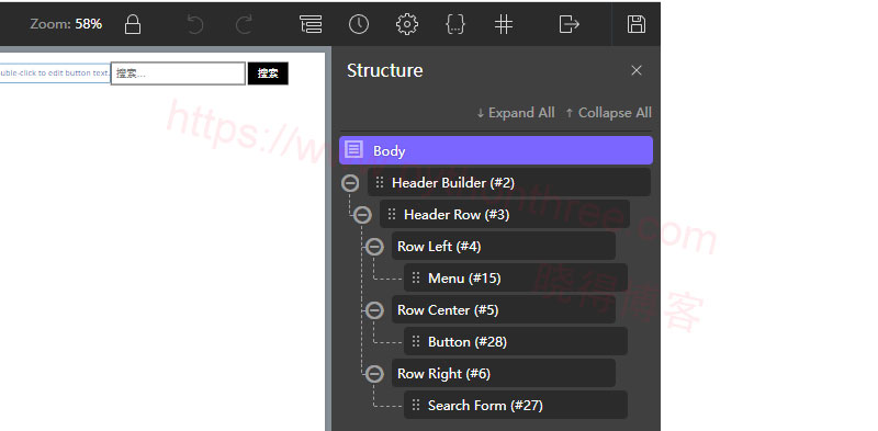 Oxygen Builder Header Builder标题生成器 - 晓得博客 Positio-Elements定位元素