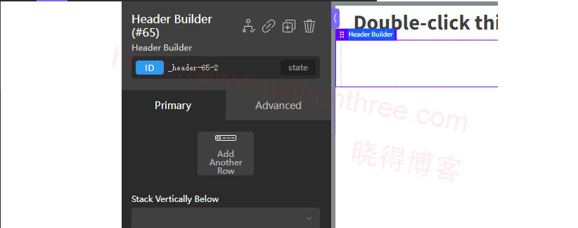 Header-Builder多行设置