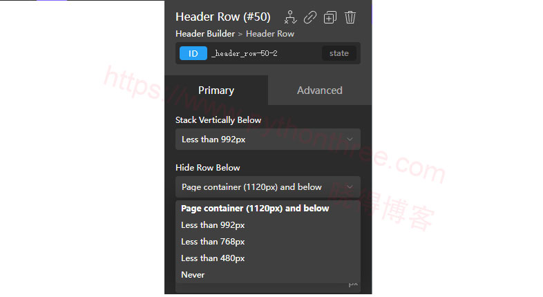 Oxygen Builder Header Builder标题生成器 - 晓得博客 响应式标题设置