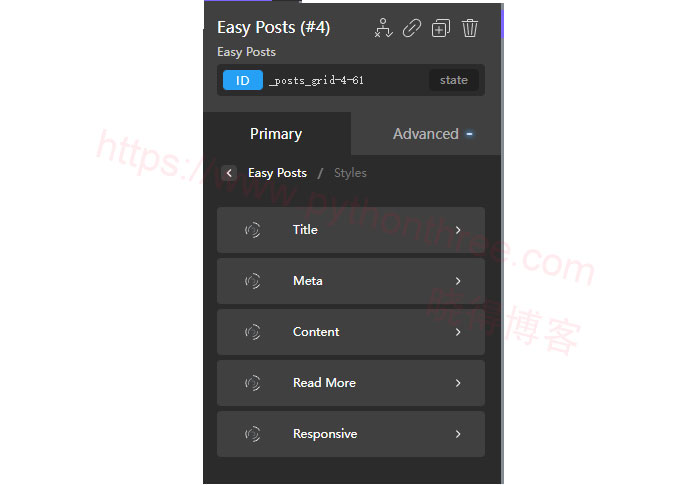 Oxygen Builder页面构建器Easy Posts - 晓得博客 Easy Posts Style风格
