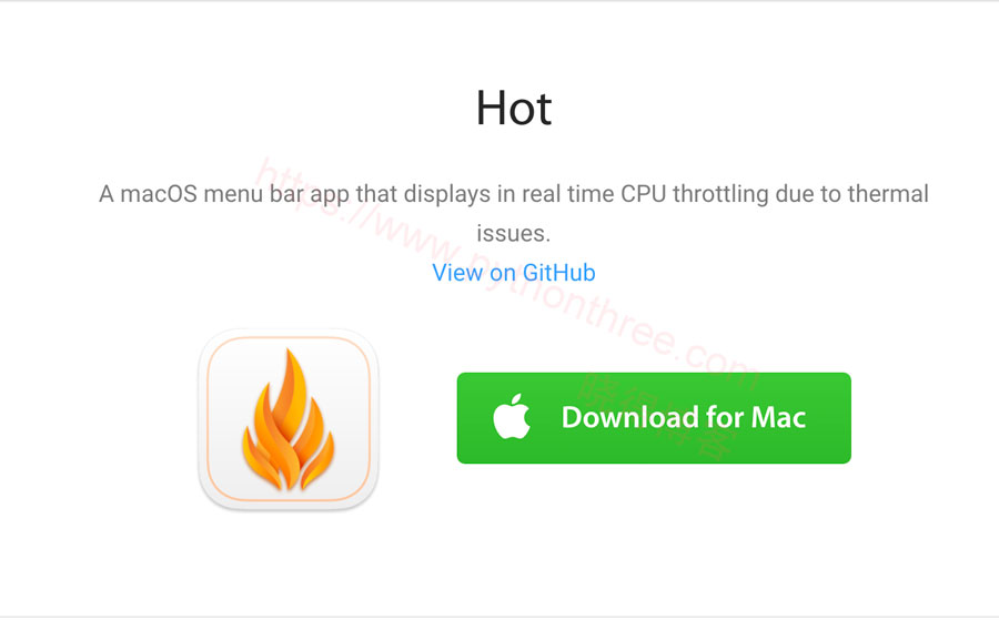 如何检查Macbook CPU温度 - 晓得博客 使用Hot应用程序检查Mac CPU温度