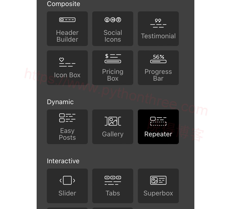 Oxygen Builder页面构建器Repeater元素 - 晓得博客 Oxygen-Builder-Repeater元素query