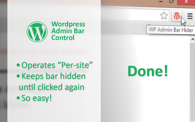 Wordpress Admin Bar Control