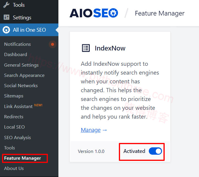 什么是IndexNow - 晓得博客 AIOSEO插件集成IndexNow