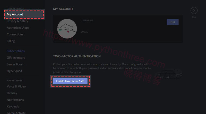 如何在手机上设置Discord - 晓得博客 为Discord启用双重身份验证