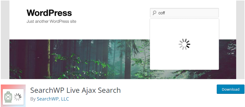 8个好用的WordPress实时搜索插件 - 晓得博客 SearchWP Live Ajax Search实时搜索插件