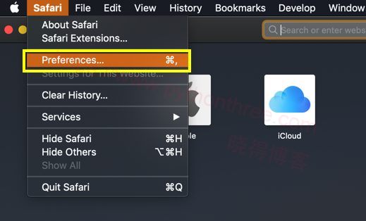 如何在Safari macOS中启用Favicon - 晓得博客 在Safari-macOS中显示Favicon