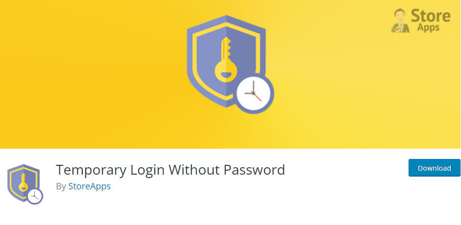 安装并激活Temporary Login Without Password插件