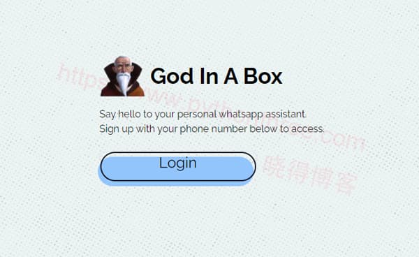 登录GOD-IN-A-BOX
