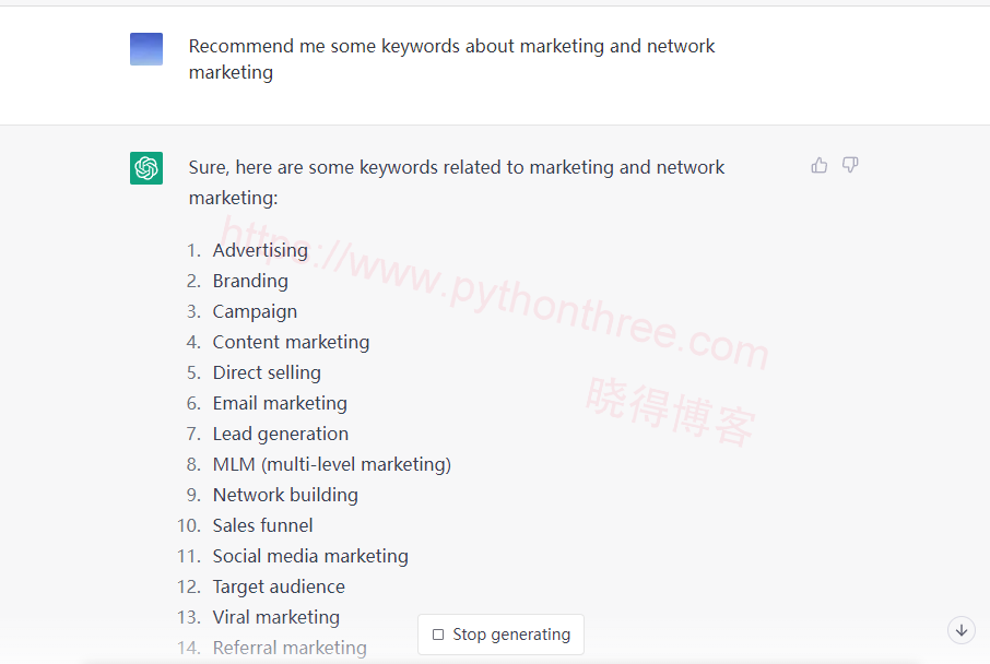 在SEO中使用ChatGPT - 晓得博客 推荐关键词