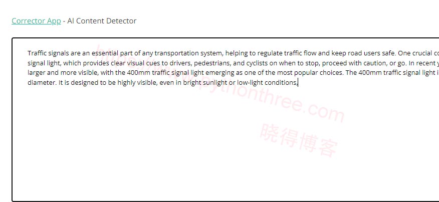 Corrector-App-Free-AI-Content-Detector