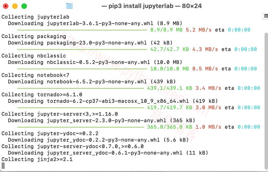 JupyterLab安装