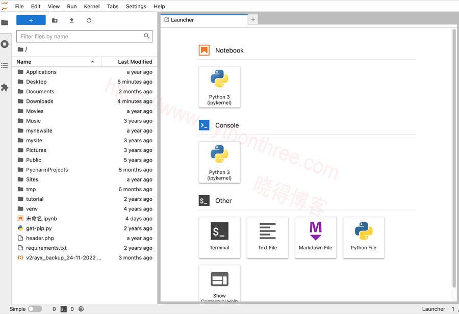 JupyterLab中的SQL接口 - 晓得博客 启动JupyterLab