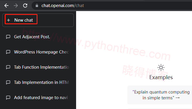 如何修复ChatGPT Load Failed加载失败 - 晓得博客 开始新的ChatGPT对话