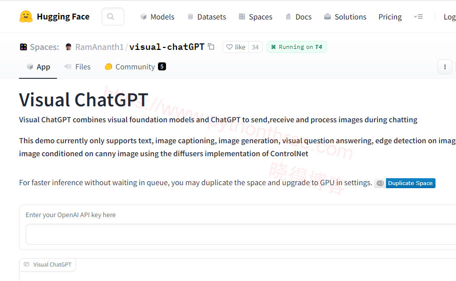 什么是Visual ChatGPT - 晓得博客 在线Visual-ChatGPT