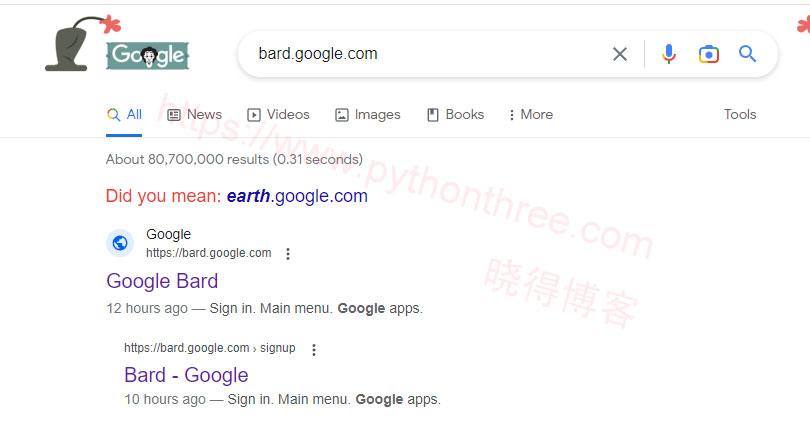Google Bard申请官网入口