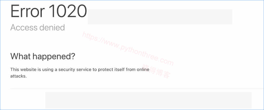 如何修复ChatGPT error code 1020错误 - 晓得博客 什么是ChatGPT error code 1020