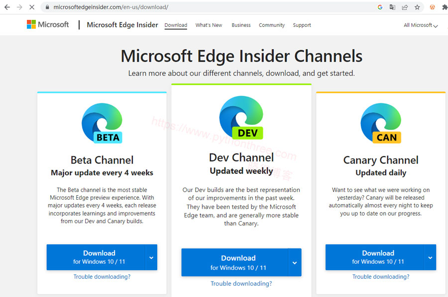 在Microsoft Edge浏览器中使用Bing AI - 晓得博客 下载Edge Dev