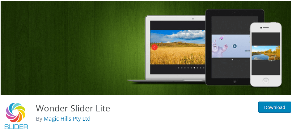 6个最佳WordPress滑块插件 - 晓得博客 Wonder Slider滑块插件