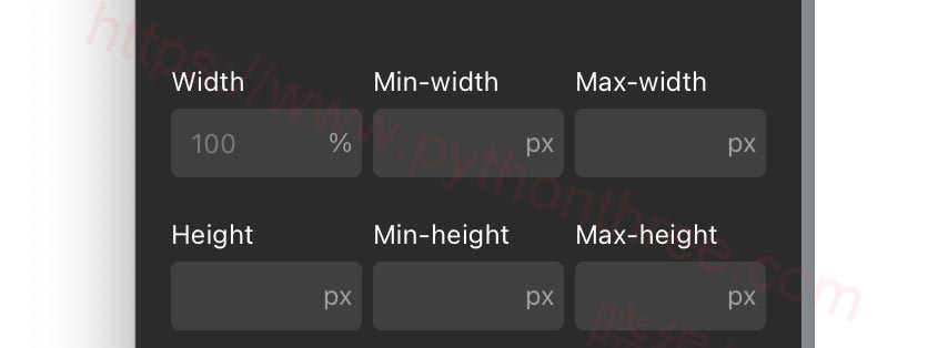 WIDTH-HEIGHT宽度高度