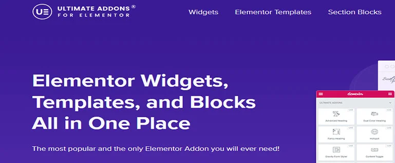 WordPress插件推荐 - 晓得博客 Ultimate Addons for Elementor插件